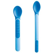 MAM LŽIČKY Feeding Spoons & Cover 6+ | Modré